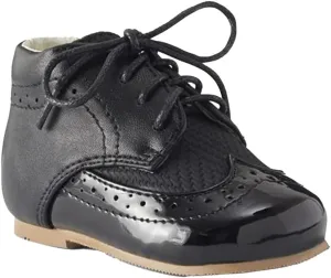 Baby & Boys Lace-Up Two-Tone Leather Brogue Shoes  Stylish & Comfortable Footwear