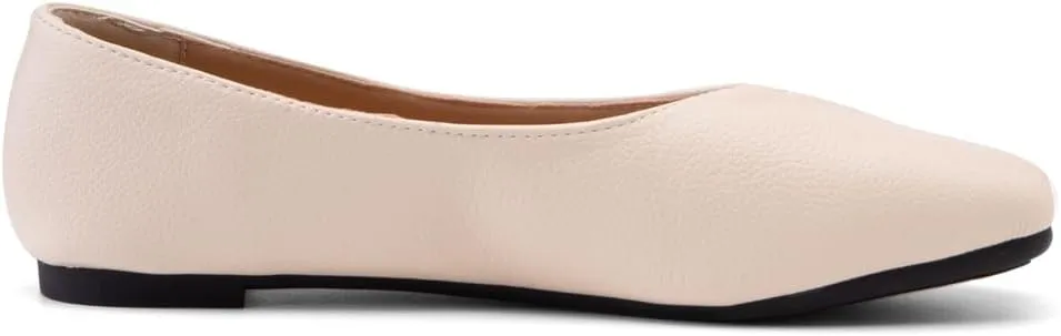 Ballet Flats for Womens Girls Square Toe Soft Comfortable Slip On Ballerina Walking Loafers Dress Shoes
