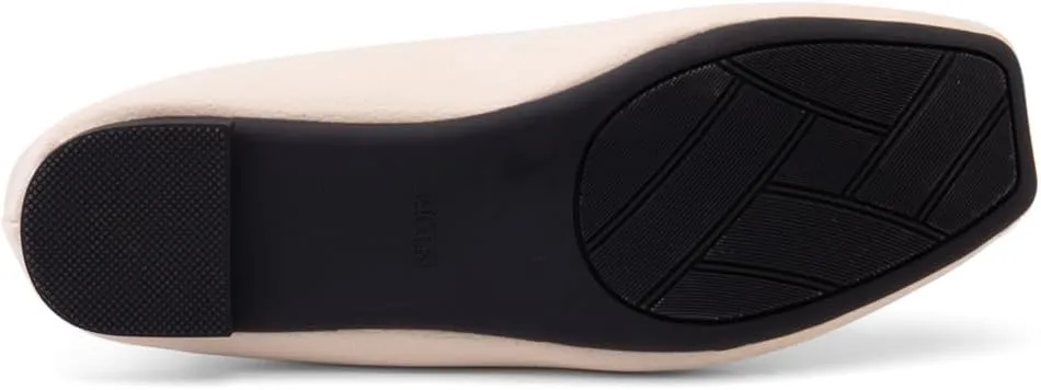 Ballet Flats for Womens Girls Square Toe Soft Comfortable Slip On Ballerina Walking Loafers Dress Shoes