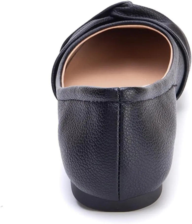 Ballet Flats for Womens Girls Square Toe Soft Comfortable Slip On Ballerina Walking Loafers Dress Shoes