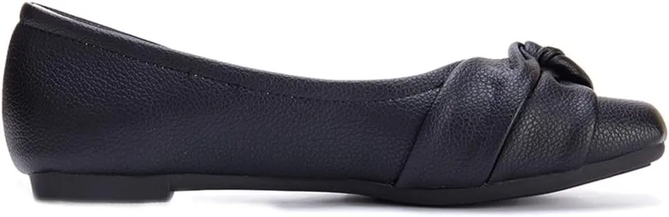 Ballet Flats for Womens Girls Square Toe Soft Comfortable Slip On Ballerina Walking Loafers Dress Shoes