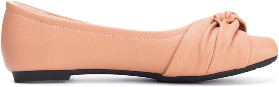 Ballet Flats for Womens Girls Square Toe Soft Comfortable Slip On Ballerina Walking Loafers Dress Shoes