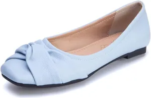 Ballet Flats for Womens Girls Square Toe Soft Comfortable Slip On Ballerina Walking Loafers Dress Shoes