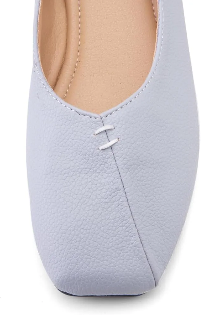 Ballet Flats for Womens Girls Square Toe Soft Comfortable Slip On Ballerina Walking Loafers Dress Shoes