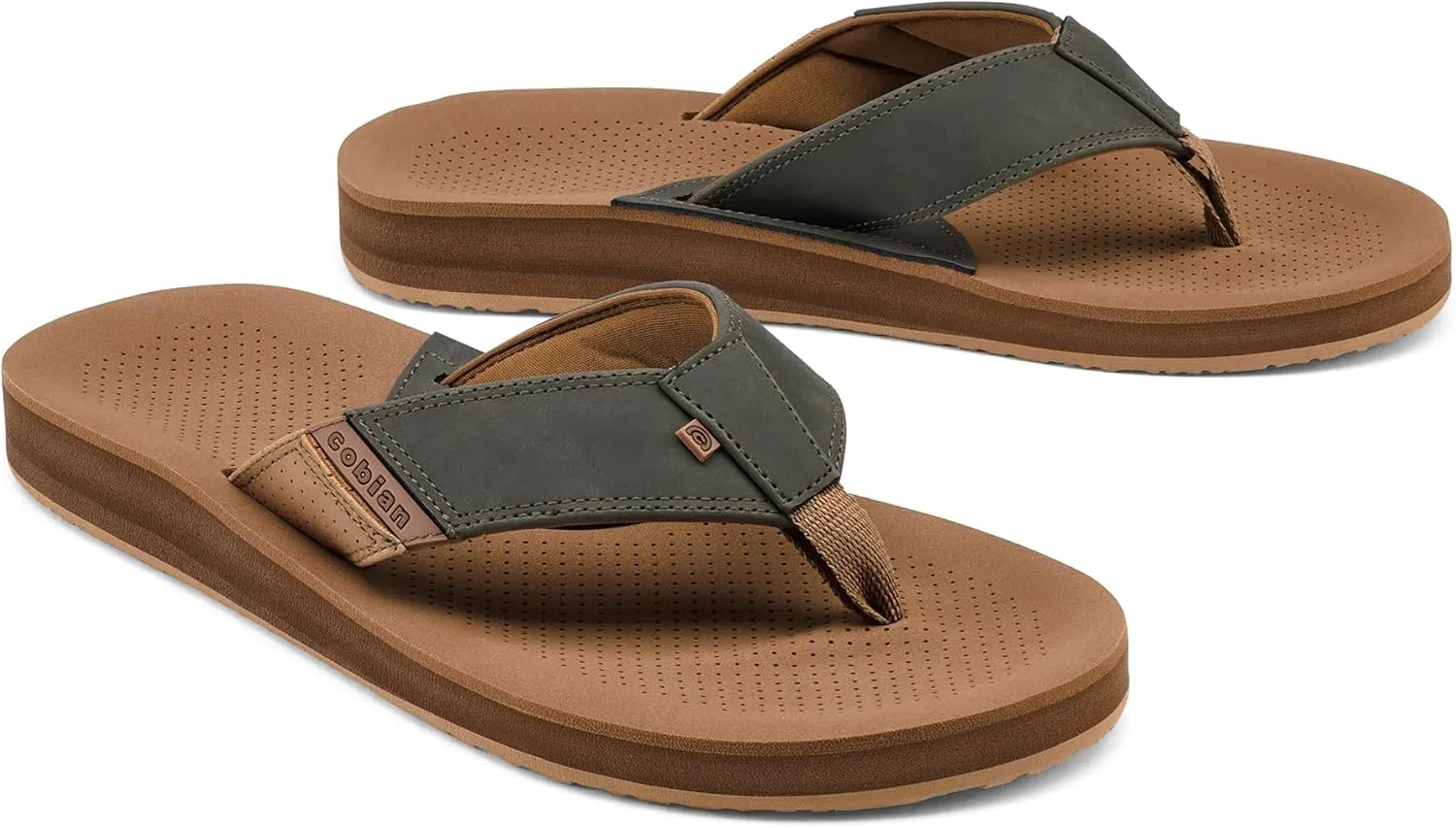 Cobian Men’s ARV 2 - Comfortable Flip Flops for Everyday Wear, Superiror Sandals with Arch Support