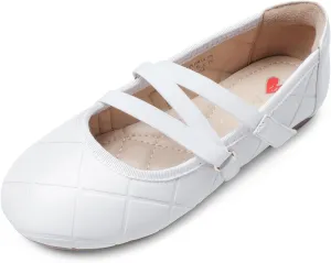 DREAM PAIRS Girls Ballerina Dress Shoes Flower Girl Mary Jane Ballet Flats