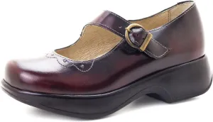 Dromedaris Womens Selma Comfort Mary-Jane Shoe - Arch Support   Rocker Bottom