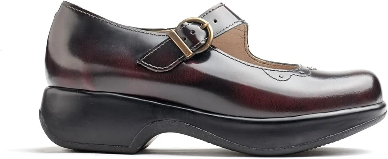 Dromedaris Womens Selma Comfort Mary-Jane Shoe - Arch Support   Rocker Bottom