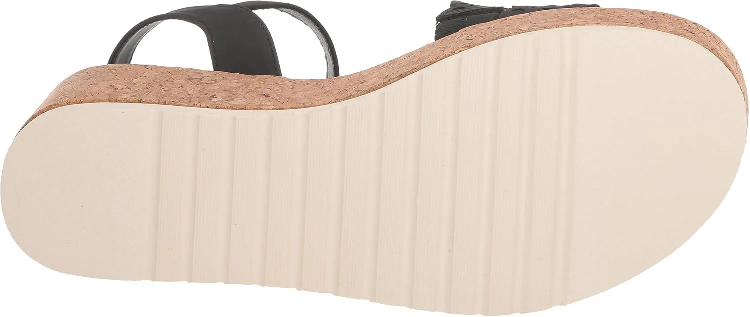 EVANS Women's Wide Fit Emma Flatform