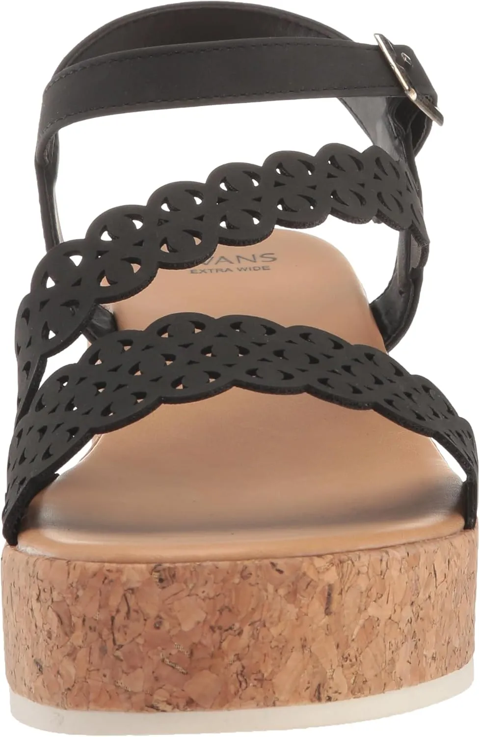 EVANS Women's Wide Fit Emma Flatform