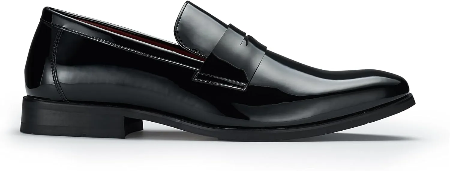 Ferro Aldo Alvin MFA19696 Men's Plain Square-Toe Derby Dress Shoes