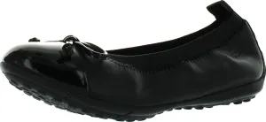 Geox Girl Piuma F Two Tone Leather Ballet Flats Shoes