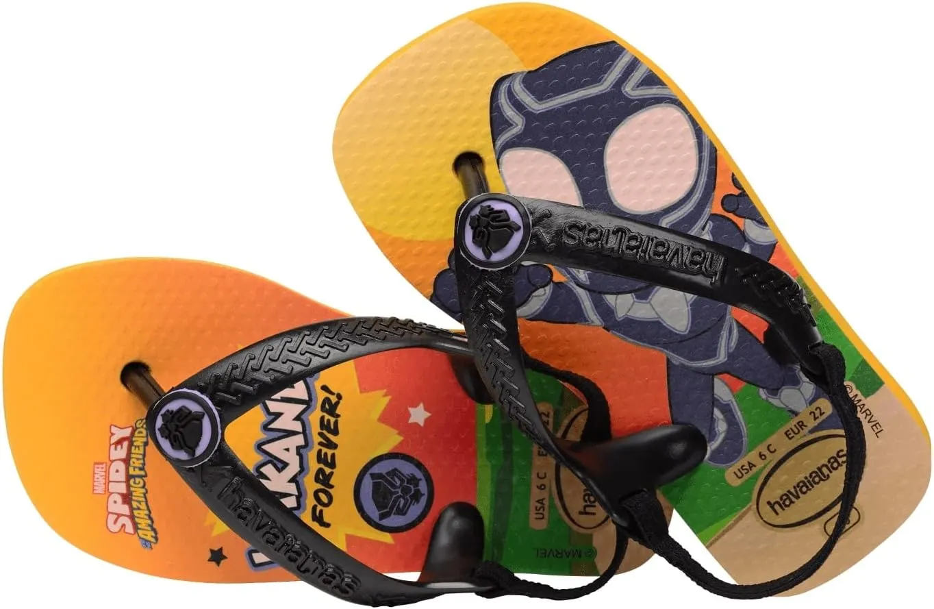 Havaianas Baby Marvel Sandals - Baby Water Shoes with Back Strap