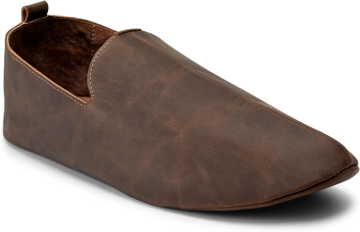 La Leche, Traditional Babouche Slippers for Men, Indoor Slippers, Full Grain Leather, Handmade