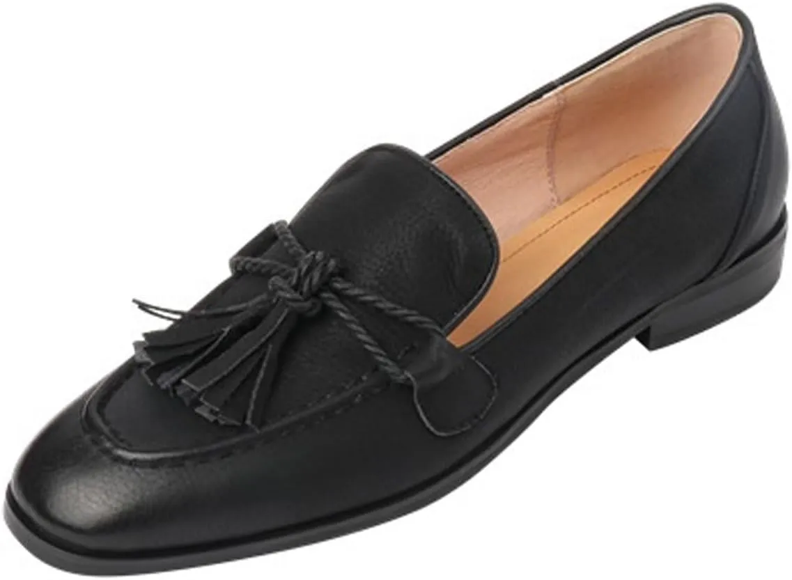 Loafers for Women Women's Casual Flat Shoes with Tassel Stylish and Comfortable Everyday Footwear