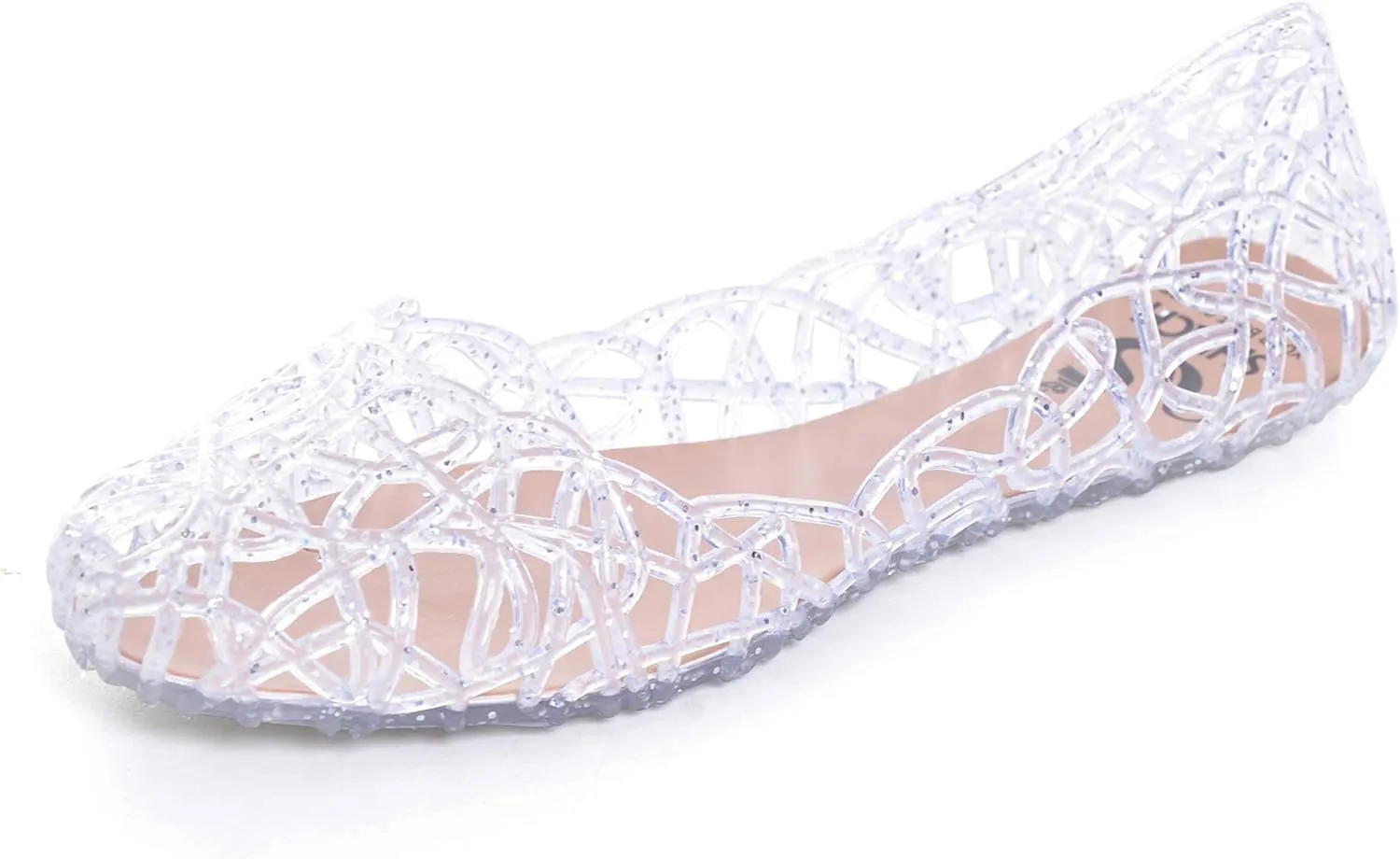 LUXINYU Women's Bird Nest Jelly Ballet Flats Hollow Out Sandals Flat Slip On Loafers