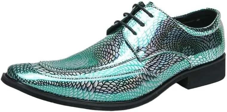 Luxury Men's Brogue Shoes, Men Suit Pointed Toe Shoes, Casual Formal Business Leather Shoes, Italian Men Wedding Shiny Dress Shoes