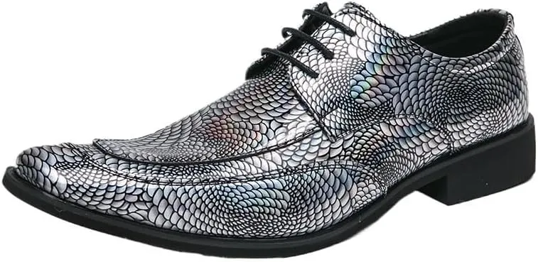 Luxury Men's Brogue Shoes, Men Suit Pointed Toe Shoes, Casual Formal Business Leather Shoes, Italian Men Wedding Shiny Dress Shoes