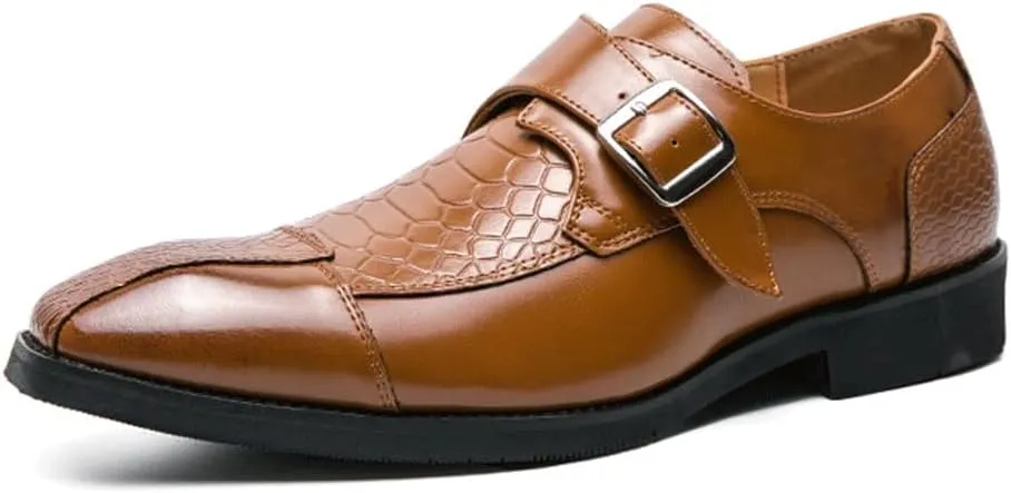 Men's Leather Formal Shoes Luxury Business Casual Brogue Shoes Winter Wedding Fashion Trend Shoes for Men Oxfords Dress Shoes