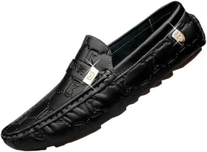 Men's Loafers Slip-On Shoes with Non-Slip Sole Mens Commuter Slip-Resistant Lightweight Breathable Easy to Walk