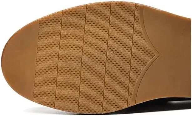 Men's Slip-On Patent Leather Loafers High-Gloss Surface with Hidden Elastic Panels for Black Tie Events