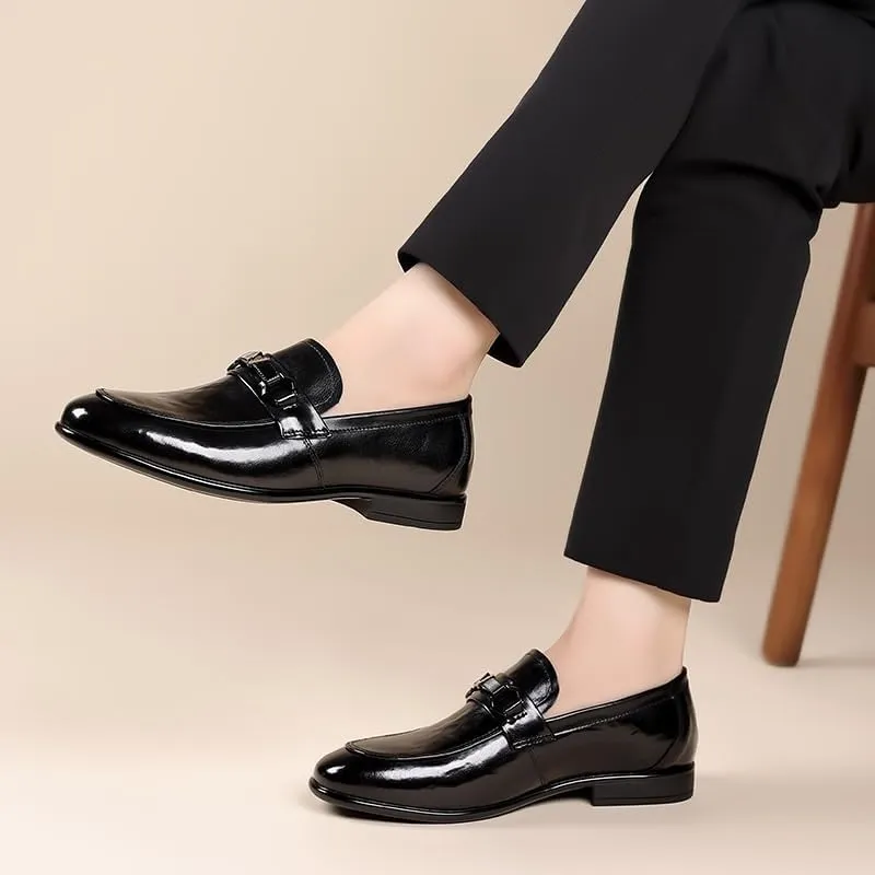 Men's Slip-On Penny Shoes Breathable Comfortable Casual Moccasin Loafers for Driving Walking Wedding Outdoor Indoor