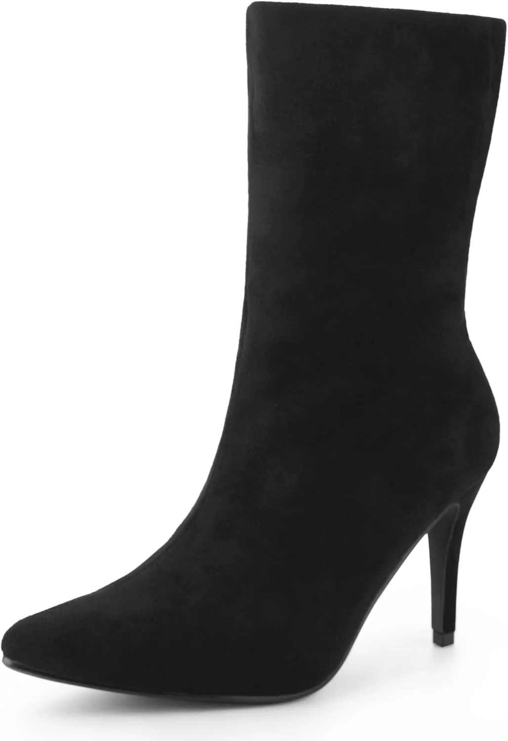 Perphy Sock Boots Pointed Toe Foldable Stiletto Heels Ankle Boots for Women