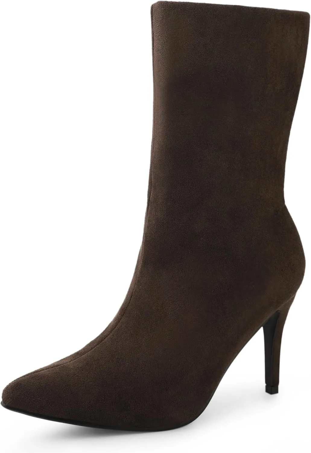 Perphy Sock Boots Pointed Toe Foldable Stiletto Heels Ankle Boots for Women