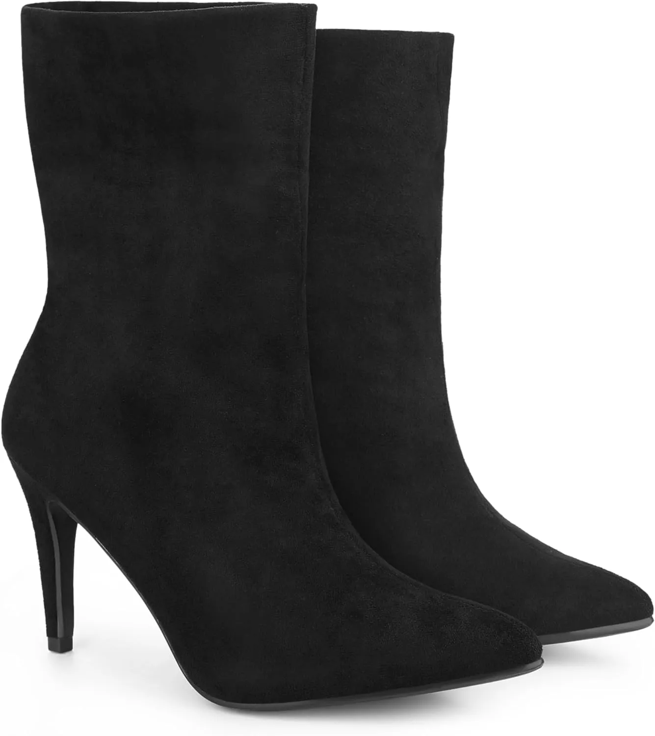 Perphy Sock Boots Pointed Toe Foldable Stiletto Heels Ankle Boots for Women