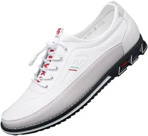 Plus Size Men's Casual Shoes, Microfiber Leather Upper, Breathable Soft-Soled Overshoes, Suitable for Outdoor Walking Driving