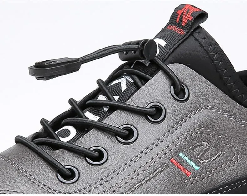 Plus Size Men's Casual Shoes, Microfiber Leather Upper, Breathable Soft-Soled Overshoes, Suitable for Outdoor Walking Driving