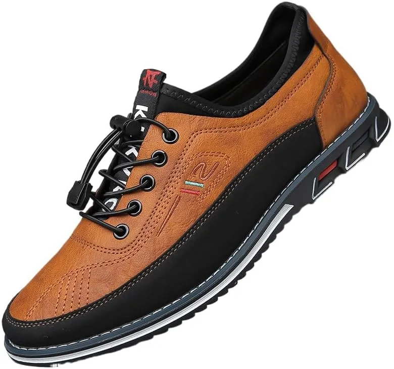 Plus Size Men's Casual Shoes, Microfiber Leather Upper, Breathable Soft-Soled Overshoes, Suitable for Outdoor Walking Driving
