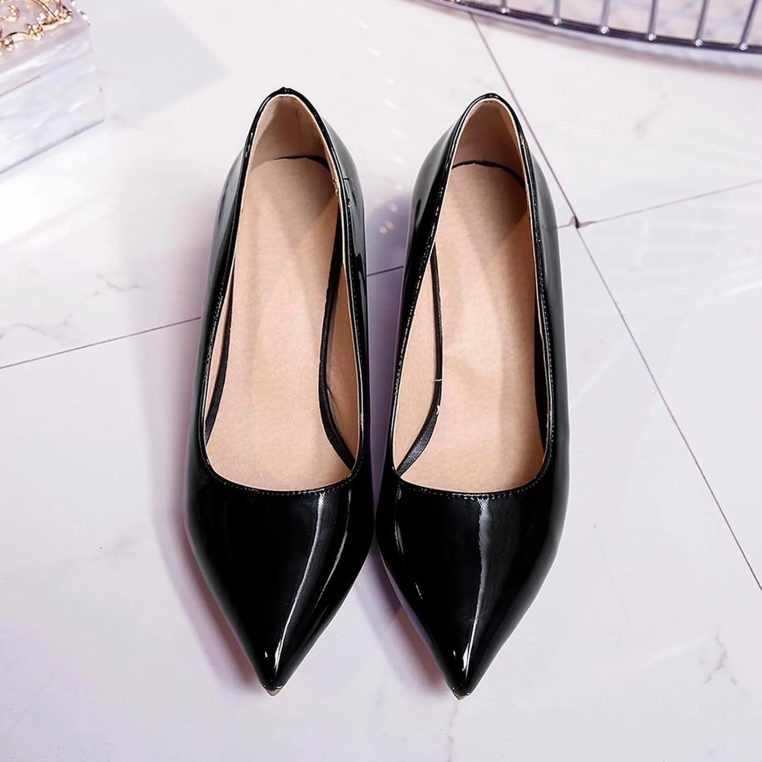 Pointed Toe Stiletto Heels Womens Wedding Office Formal Shoes