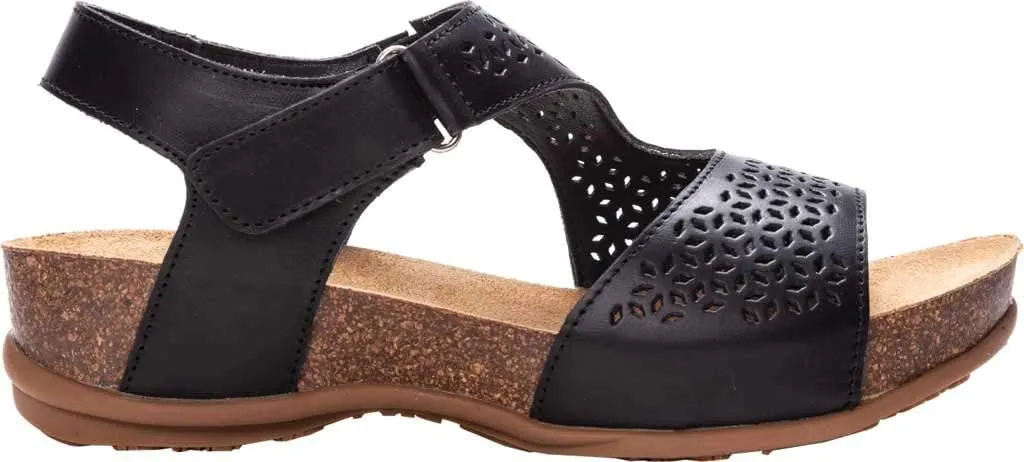 Propt Women's Propt Phoebe Perforated Wedge StrappySandal