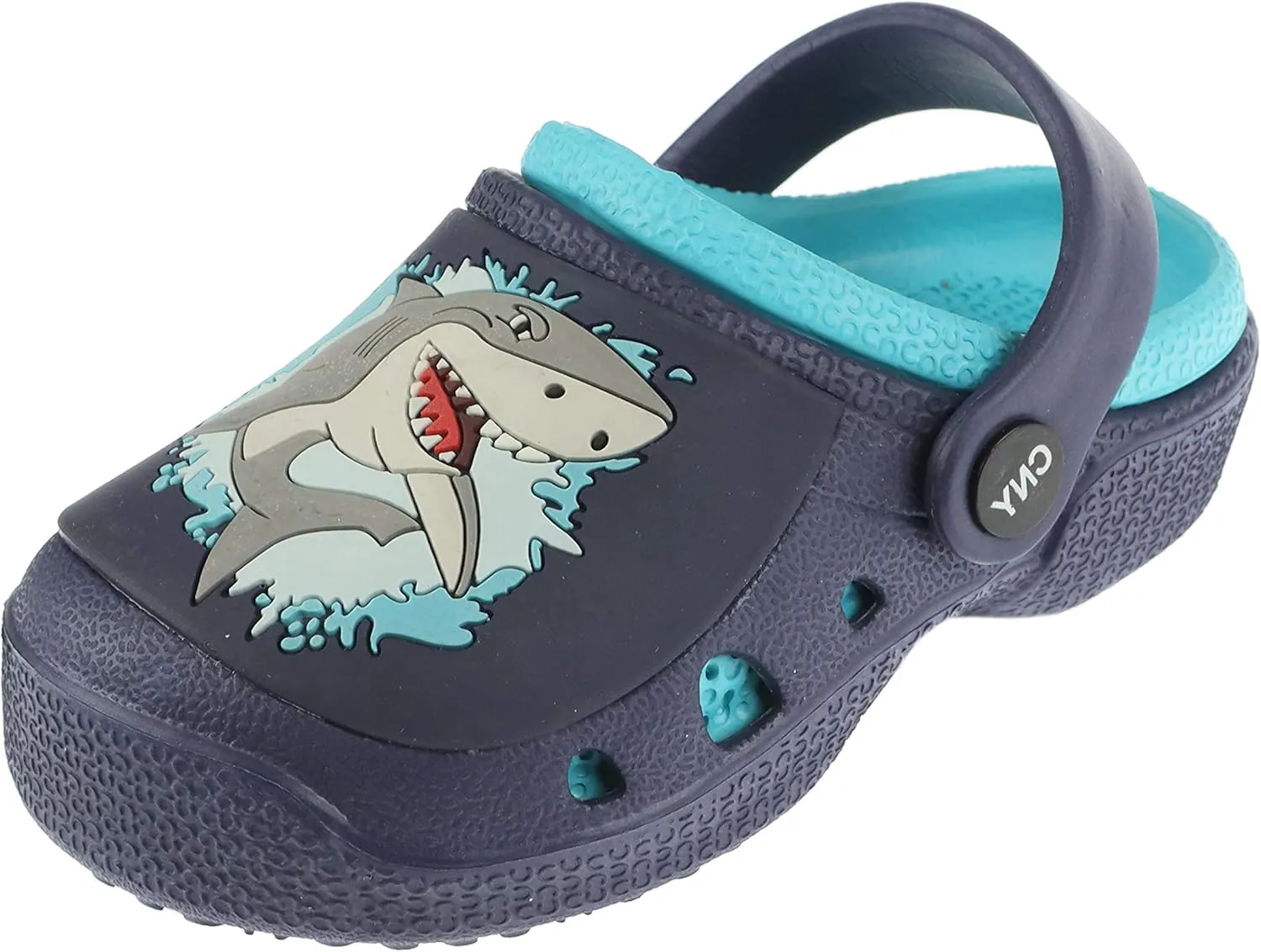 Toddler Boy's Hungry Shark Injected EVA Two-Tone Clog Size