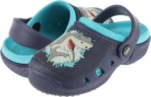 Toddler Boy's Hungry Shark Injected EVA Two-Tone Clog Size