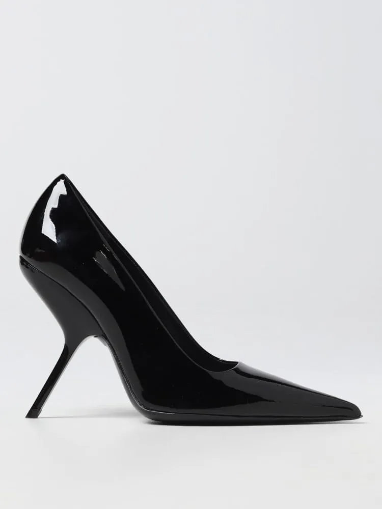 Women's Heels for Women Pointed Toe Stiletto Heels Slip On Pumps Patent Leather Red Black Silver Pumps Wedding Dress Office Shoes for Women