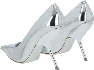 Women's Heels for Women Pointed Toe Stiletto Heels Slip On Pumps Patent Leather Red Black Silver Pumps Wedding Dress Office Shoes for Women