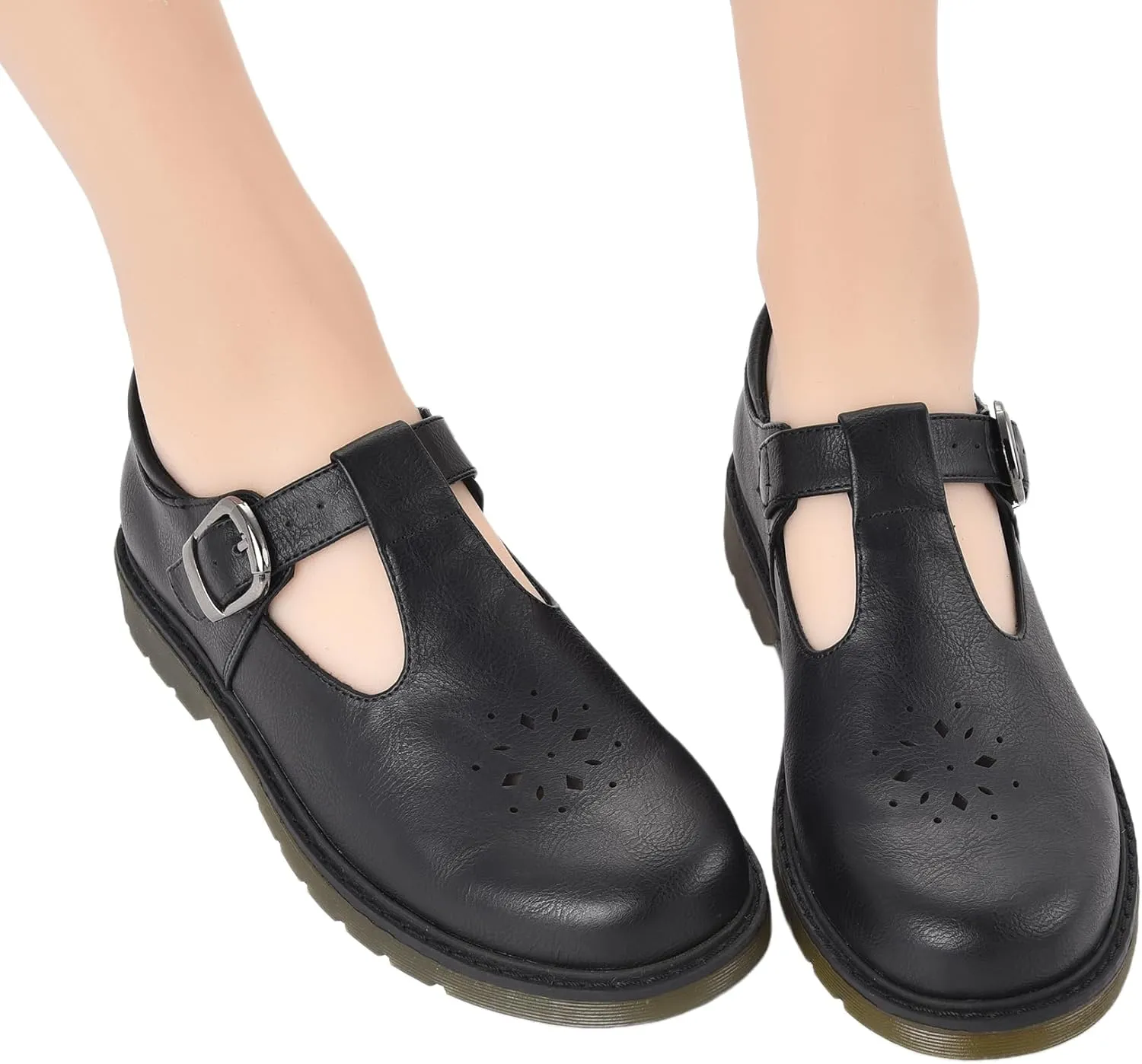 Women's Mary Jane Shoes - Classic Brown Oxford Style for Women Comfortable & Stylish Womens Mary Jane Shoes for Everyday WearWork & Student Shoe