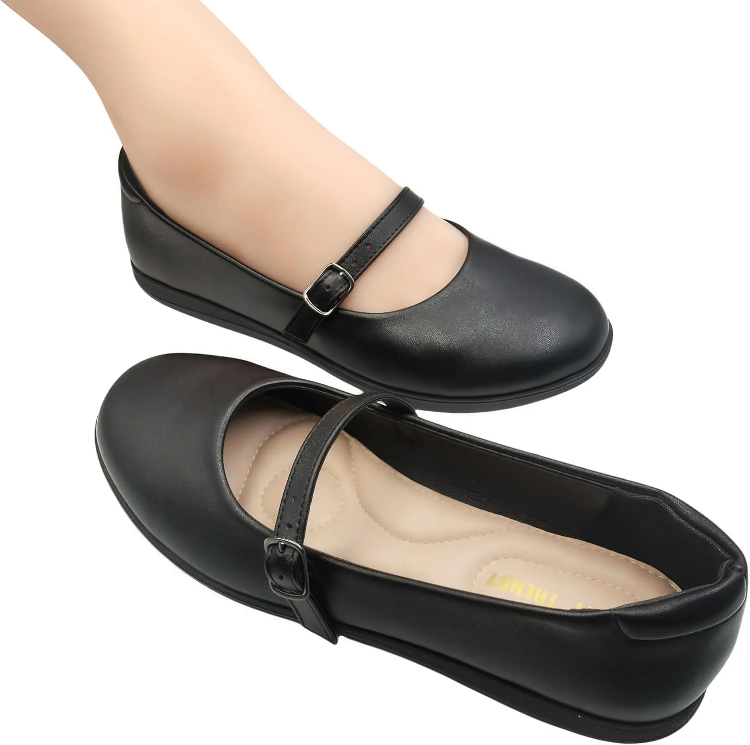 Women's Mary Jane Shoes - Classic Brown Oxford Style for Women Comfortable & Stylish Womens Mary Jane Shoes for Everyday WearWork & Student Shoe