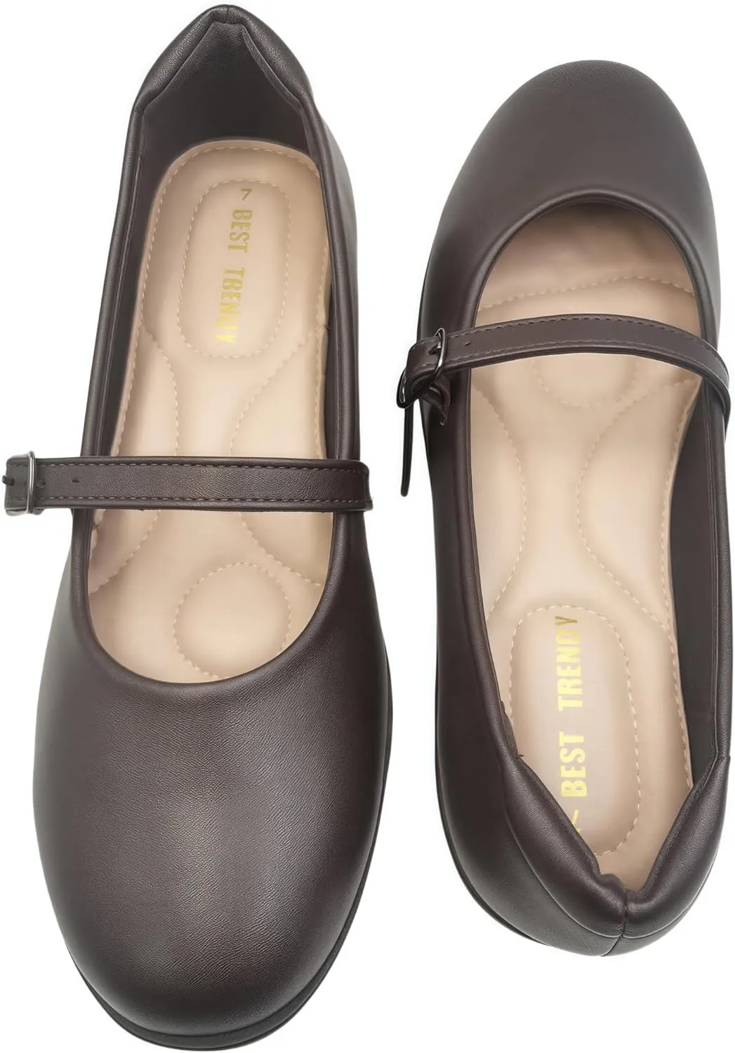 Women's Mary Jane Shoes - Classic Brown Oxford Style for Women Comfortable & Stylish Womens Mary Jane Shoes for Everyday WearWork & Student Shoe