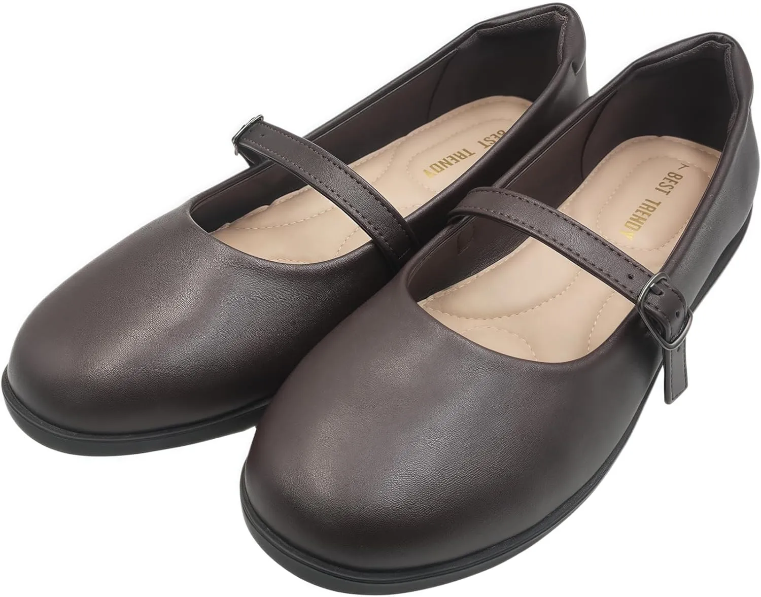 Women's Mary Jane Shoes - Classic Brown Oxford Style for Women Comfortable & Stylish Womens Mary Jane Shoes for Everyday WearWork & Student Shoe