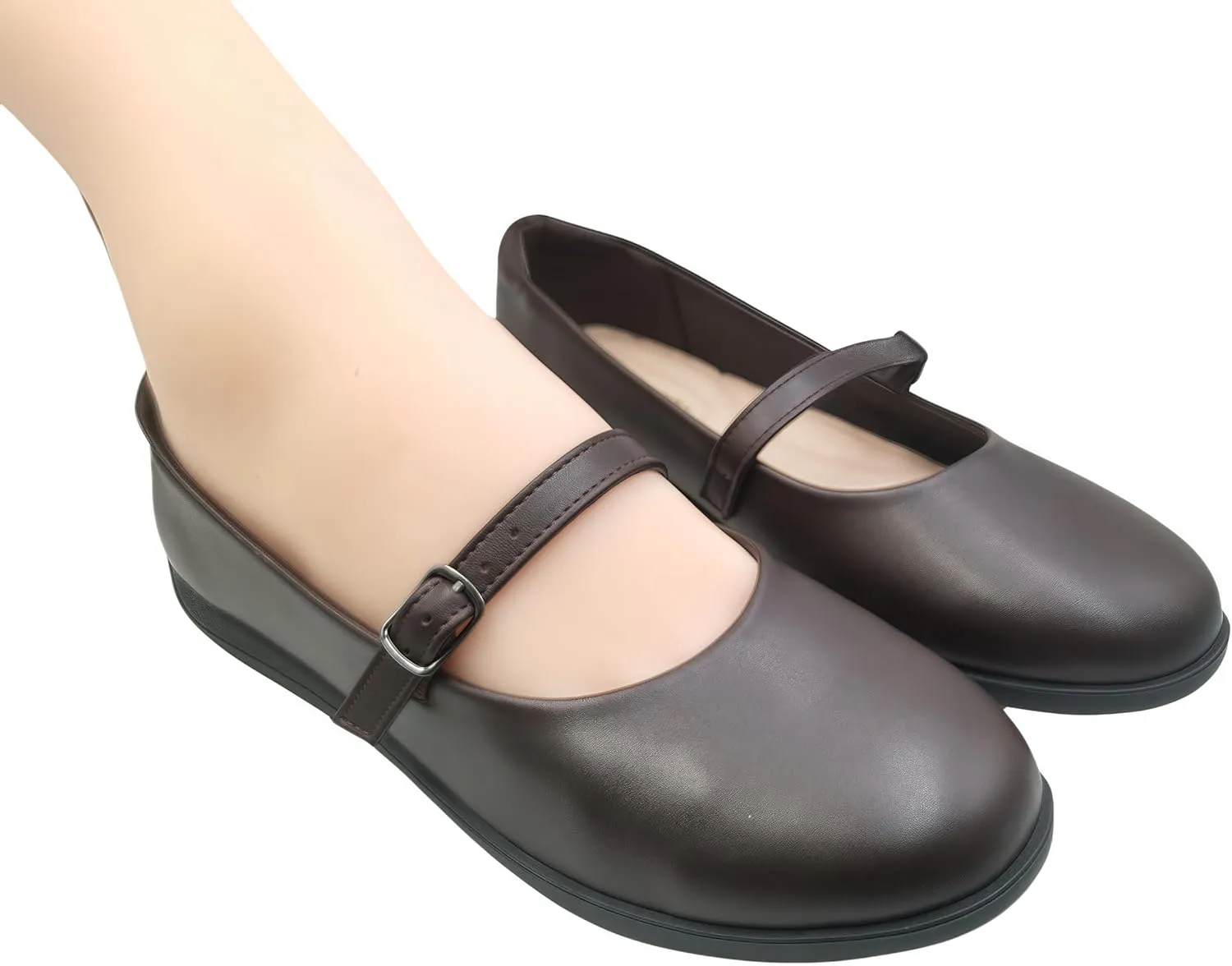 Women's Mary Jane Shoes - Classic Brown Oxford Style for Women Comfortable & Stylish Womens Mary Jane Shoes for Everyday WearWork & Student Shoe