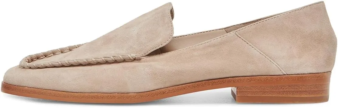 YDN Women Closed Square Toe Flat Loafers Slip On Pumps Chunky Low Heels Daily Office Bussiness Dressy Casual Shoes Size 4-16 US